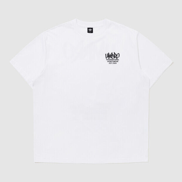 UMBRO Concrete Bloom Rose Graffiti Short Sleeve T-Shirt White UR223CRS56
