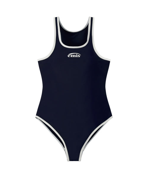 EMIS EMIS Racer Back Swimsuit Navy