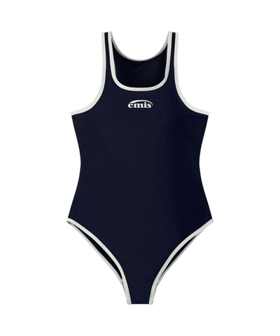 EMIS Racer Back Swimsuit Navy