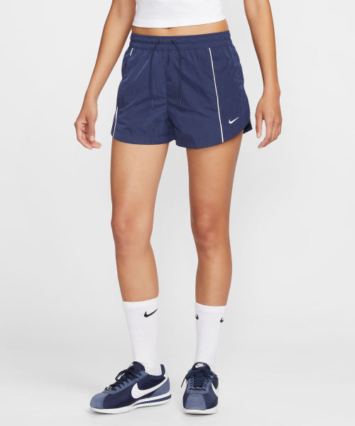 NIKE NIKE Mid-rise Woven Shorts - Navy