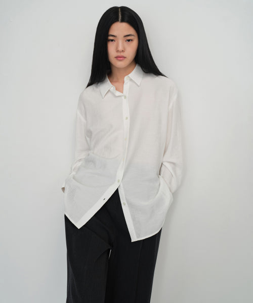 MUSINSA STANDARD WOMAN MUSINSA STANDARD WOMAN Women's Relaxed Crinkle Shirt