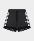 ADIDAS ADIDAS Lace Trimmed 3-Stripe Short Pants - Black