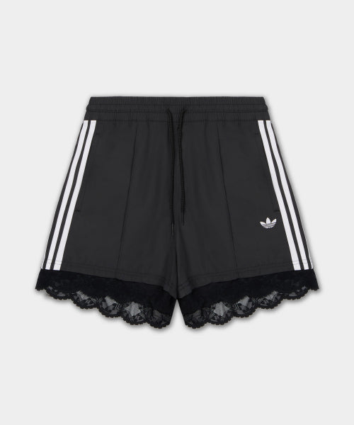 ADIDAS ADIDAS Lace Trimmed 3-Stripe Short Pants - Black