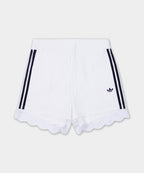 ADIDAS ADIDAS Lace Trimmed 3-Stripe Short Pants - Size M