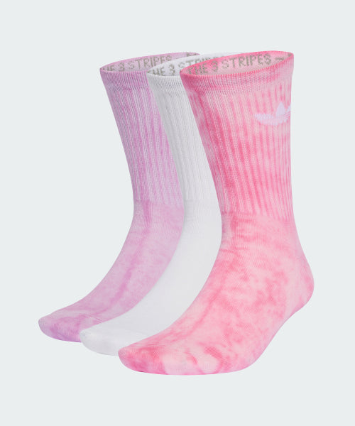ADIDAS ADIDAS Tie Dye Crew Socks Size 3P