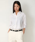 MUSINSA STANDARD WOMAN MUSINSA STANDARD WOMAN Women's Relaxed Oxford Shirt (White)