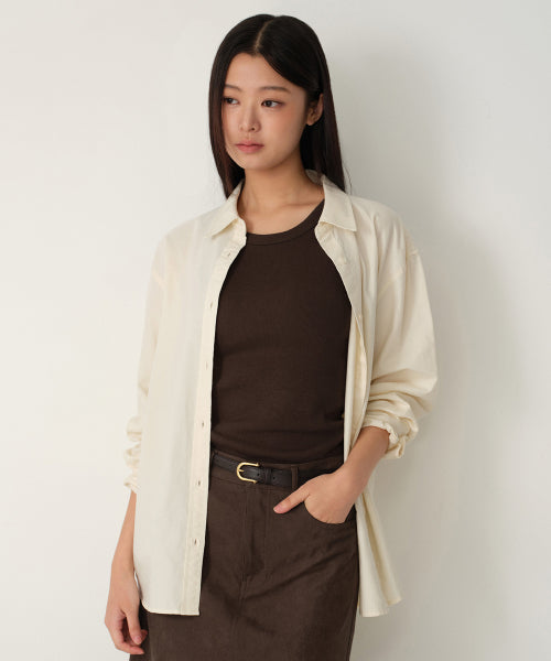 MUSINSA STANDARD WOMAN MUSINSA STANDARD WOMAN Women's Relaxed Oxford Shirt (Size)