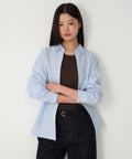 MUSINSA STANDARD WOMAN MUSINSA STANDARD WOMAN Women's Relaxed Oxford Shirt (Light Blue)