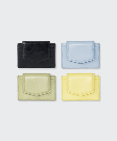 MUSINSA STANDARD WOMAN Women's Crinkled Leather Accordion Card Holder