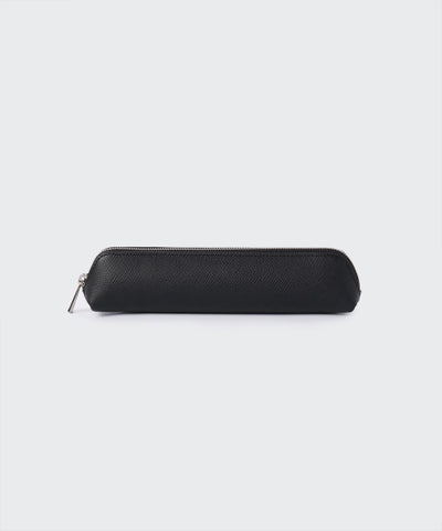 MUSINSA STANDARD WOMAN Epsom Leather Pencil Case Black