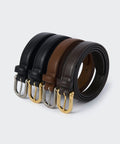 MUSINSA STANDARD WOMAN MUSINSA STANDARD WOMAN Women's Shackle Leather Slim Belt 20mm