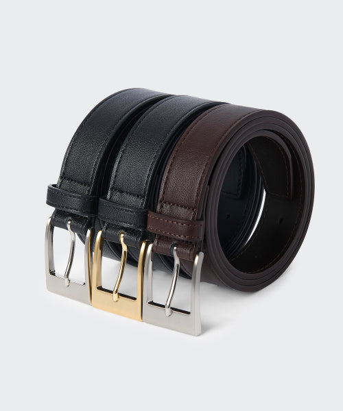 MUSINSA STANDARD WOMAN MUSINSA STANDARD WOMAN Women's Rectangle Synthetic Leather Belt_25mm