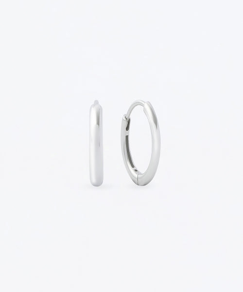 MUSINSA STANDARD WOMAN MUSINSA STANDARD WOMAN 925 Silver Hoop Earrings 9.5mm