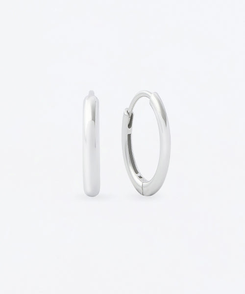 MUSINSA STANDARD WOMAN MUSINSA STANDARD WOMAN 925 Silver Hoop Earrings 13mm