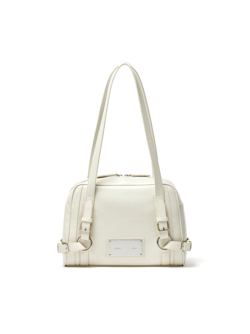 MATIN KIM MATIN KIM BIKER DETAIL SQUARE SHOULDER BAG