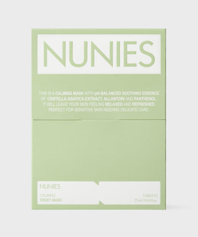 NUNIES Calming Mask Cica Magnet 5 Sheets