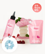 APIEU [SET] Raspberry Hair Vinegar 200ml + Raspberry Hair Vinegar (Refill) 400ml