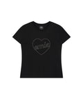 EMIS EMIS Heart Rhinestone T-Shirt - Black