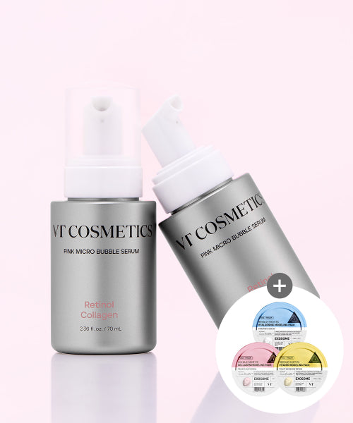 VT VT Micro Bubble Serum Set (Pink/Yellow/Mint)