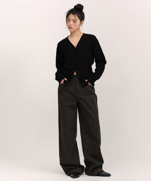 MUSINSA STANDARD WOMAN MUSINSA STANDARD WOMAN Women's Essential Relaxed Cardigan Black
