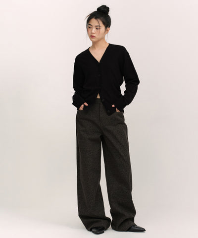 MUSINSA STANDARD WOMAN Women's Essential Relaxed Cardigan Black