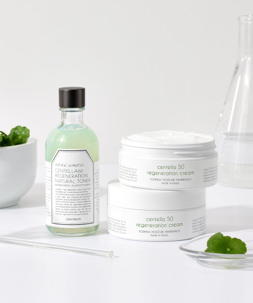 GREYMELIN GREYMELIN Centella Skin Soothing Set (Toner 130ml + Cream 200g)