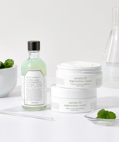 GREYMELIN Centella Skin Soothing Set (Toner 130ml + Cream 200g)