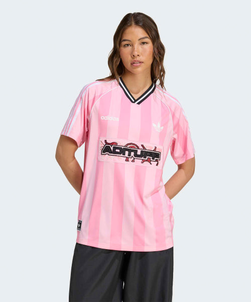 ADIDAS ADIDAS Beaded Football Jersey - Pink