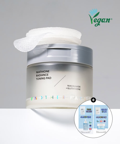 ANOTHERFACE Niachion Light Toning Pads 70 sheets (+sample kit provided)