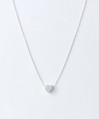 MUSINSA STANDARD WOMAN Women's Brilliant Heart Necklace Silver