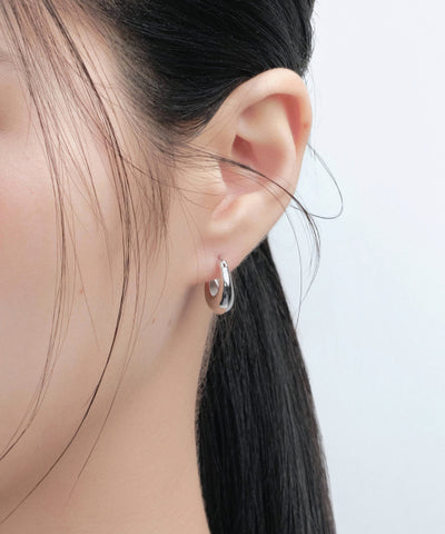 MUSINSA STANDARD WOMAN Women's volume hoop earrings
