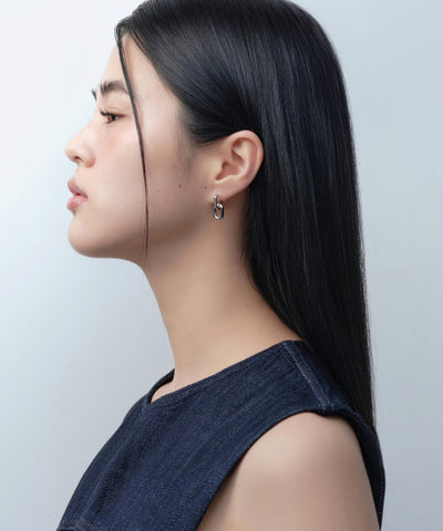 MUSINSA STANDARD WOMAN Women's Double Link Earrings