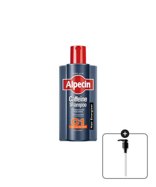 ALPECIN Alpecin Caffeine Shampoo C1 (Hair Strengthening) 600ml + Pump provided