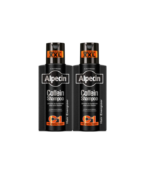 ALPECIN Alpecin Caffeine Shampoo C1 Black Edition (Hair and Scalp Strengthening) 375ml