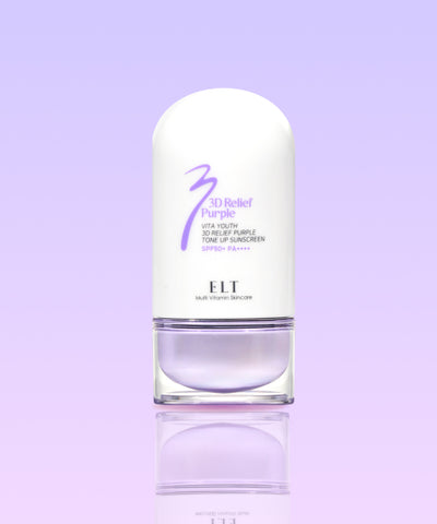 ELTCOSMETICS ELT Vitayous 3D Relief Purple Tone-Up Sunscreen SPF 50+