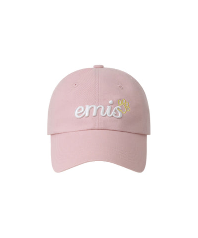 EMIS Lettering Logo Ball Cap - Pink