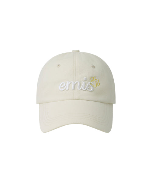 EMIS EMIS LETTERING LOGO BALL CAP - IVORY