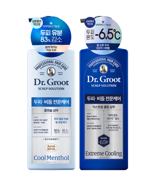 DR.GROOT [Select option] Scalp Solution Cooling Shampoo 700ml x 2