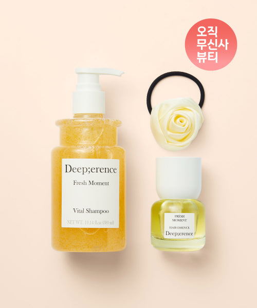 DEEPERENCE [Fresh Moment Line/Shopping Bag Giveaway] Perfume Hair Shampoo 300ml + Perfume Hair Essence 30ml + Rose Hair Tie