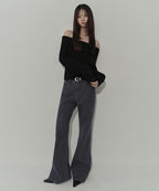 MUSINSA STANDARD WOMAN MUSINSA STANDARD WOMAN Women's Denim Pants Charcoal Gray