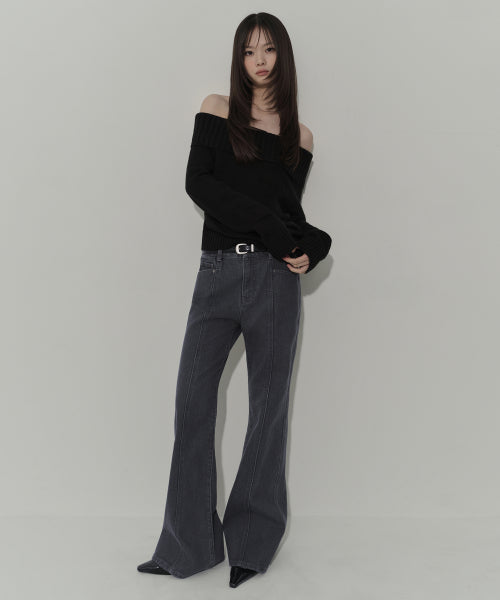 MUSINSA STANDARD WOMAN MUSINSA STANDARD WOMAN Women's Denim Pants Charcoal Gray