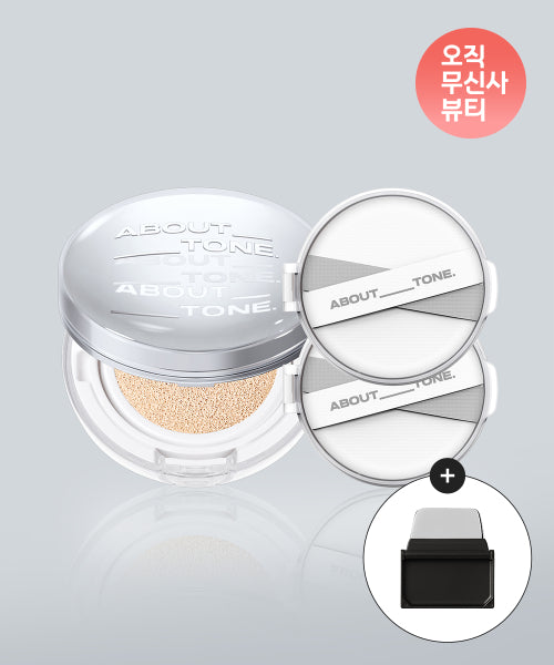 ABOUT TONE ABOUT TONE Skin Layer Fit Cushion Set (Original + 2 Refills)