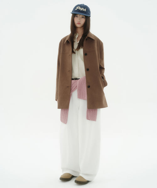 MUSINSA STANDARD WOMAN MUSINSA STANDARD WOMAN Cotton Extra Wide Pants (Cream)
