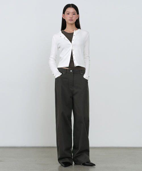 MUSINSA STANDARD WOMAN MUSINSA STANDARD WOMAN Cotton Extra Wide Pants (Size Option)