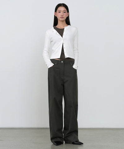 MUSINSA STANDARD WOMAN Cotton Extra Wide Pants (Size Option)