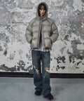 MUSINSA STANDARD WOMAN MUSINSA STANDARD WOMAN Padded Jacket Light Warm Gray