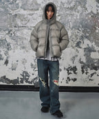 MUSINSA STANDARD WOMAN MUSINSA STANDARD WOMAN Padded Jacket Light Warm Gray