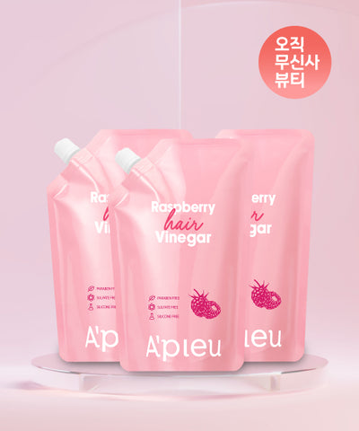 [3 items] Raspberry hair vinegar (refill) 400ml