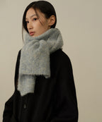 MUSINSA STANDARD WOMAN MUSINSA STANDARD WOMAN Women's Boucle Knit Muffler [Blue Gray]