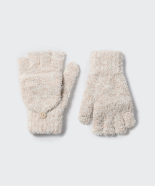 MUSINSA STANDARD WOMAN MUSINSA STANDARD WOMAN Women's Boucle Mitten Knit Gloves [Oatmeal]